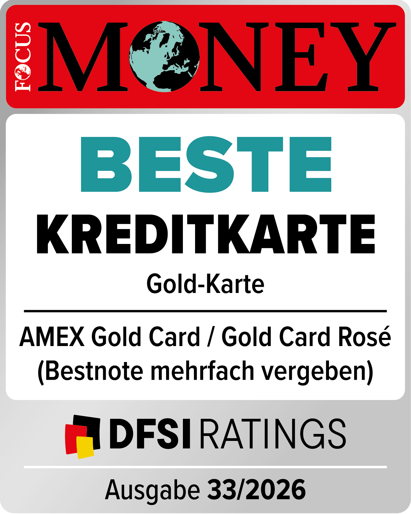 Beste Kreditkarte, PAYBACK American Express Karte