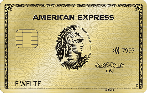 Gold Card aus Metall
